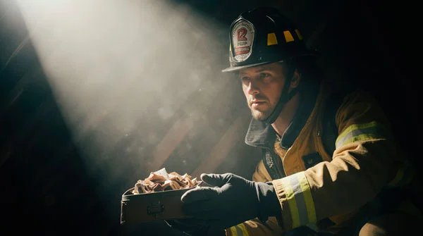 Fire reveals secret